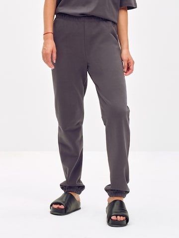 ABOUT YOU x Toni Garrn Regular Trousers 'Kim' in Grey: front