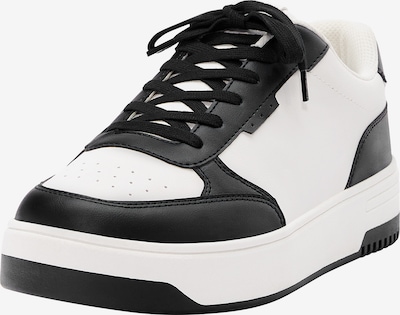 Pull&Bear Låg sneaker i svart / vit, Produktvy