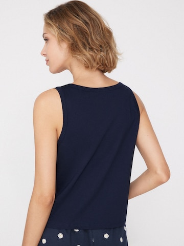 Tezenis Pajama Shirt in Blue