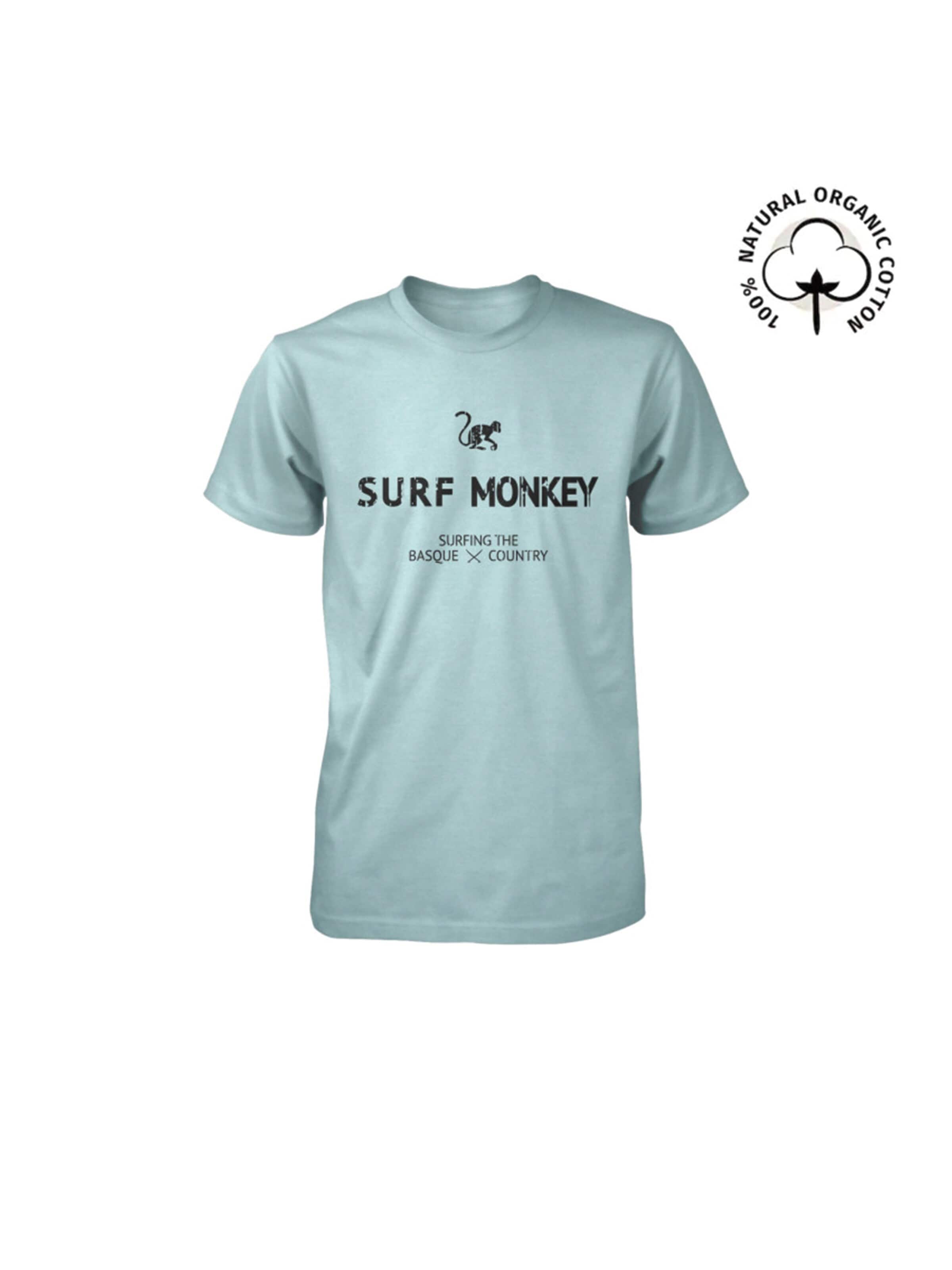 Surf Monkey - Camisa em verde: frente