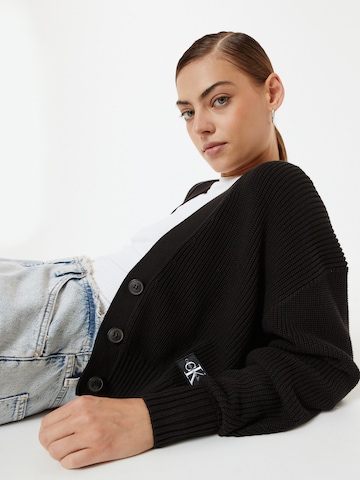 Calvin Klein Jeans Knit cardigan in Black