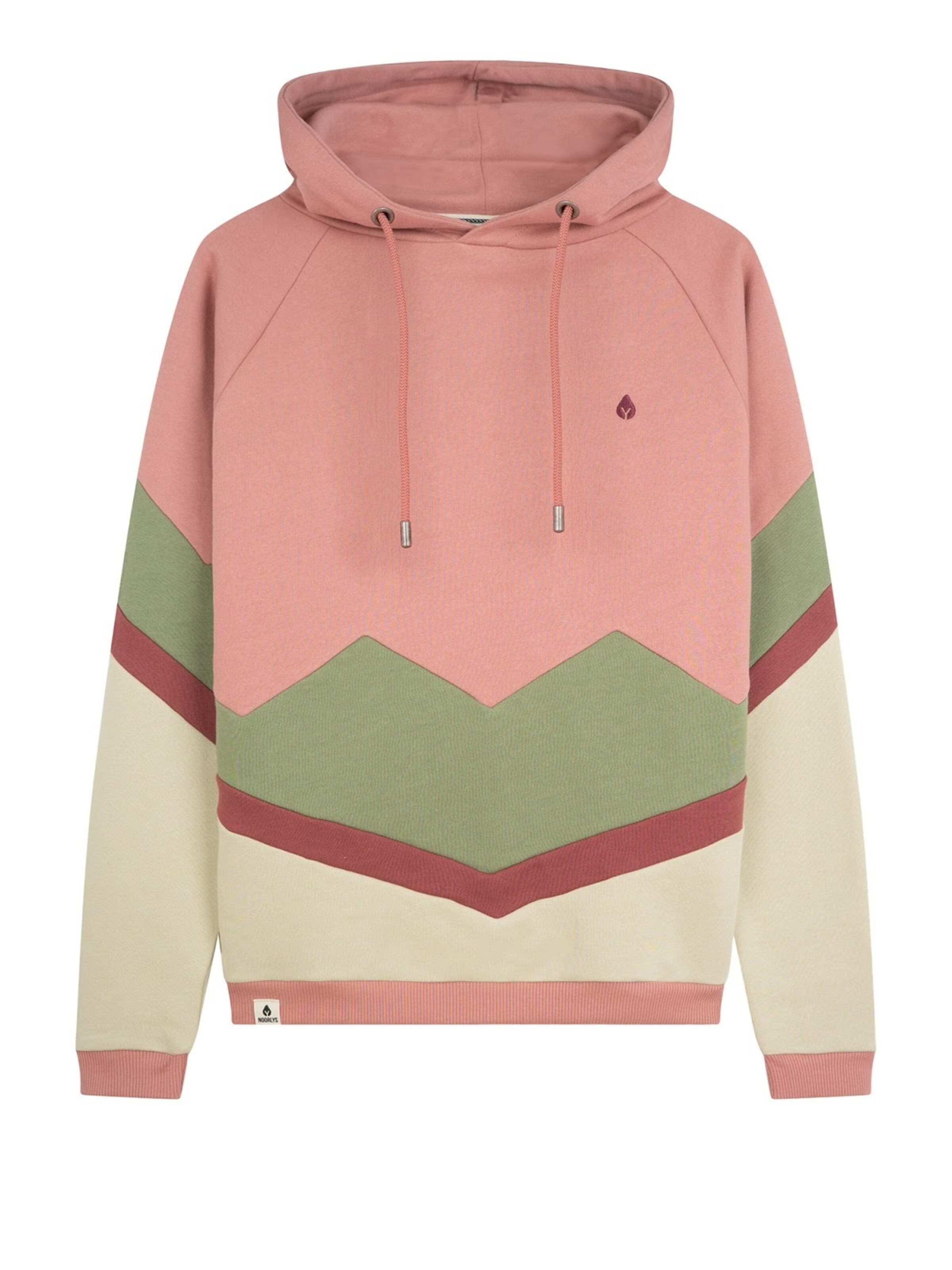 NOORLYS Sweatshirt 'BEEVERN' in Pink: front