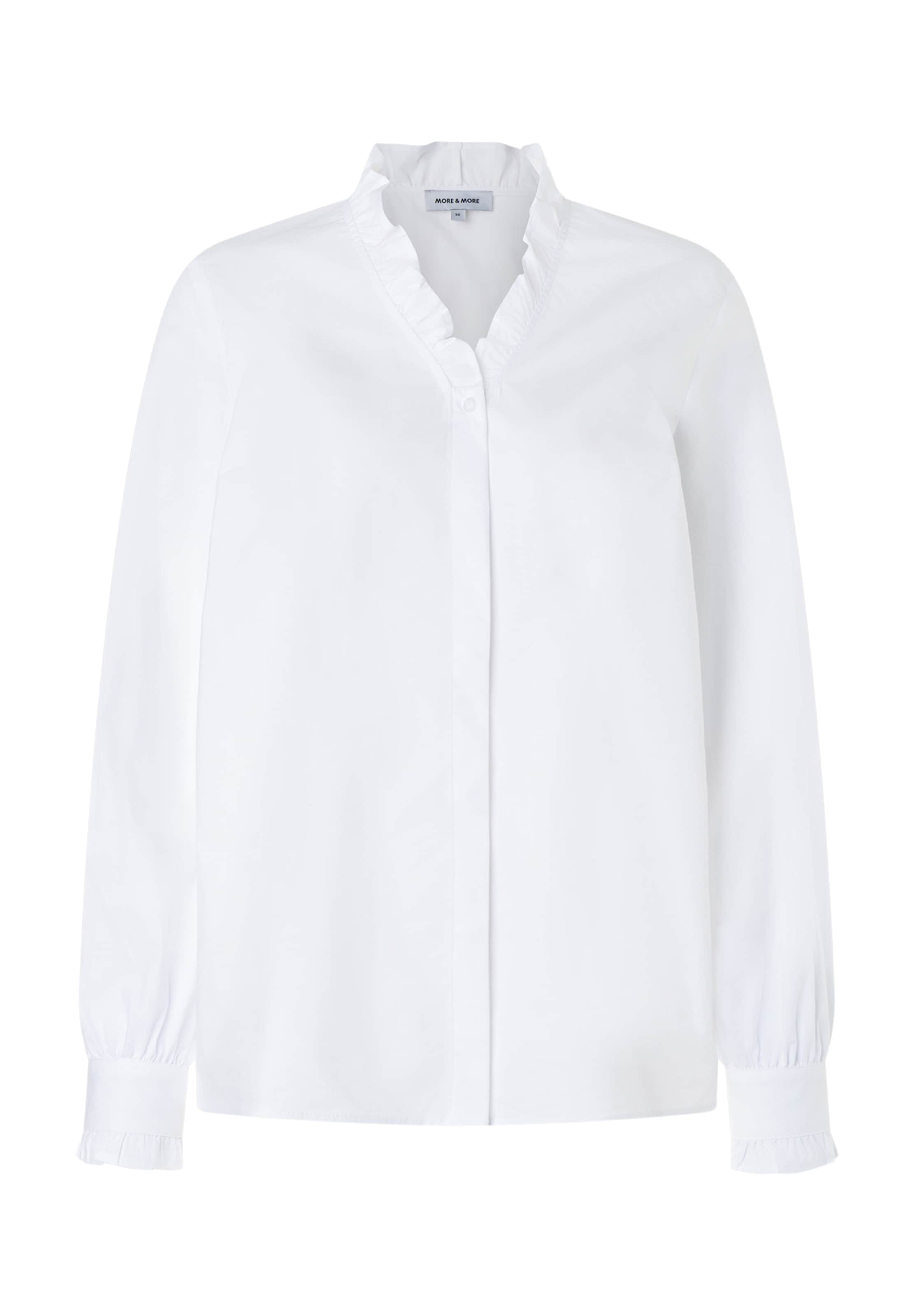 MORE & MORE - Blusa en blanco: frente