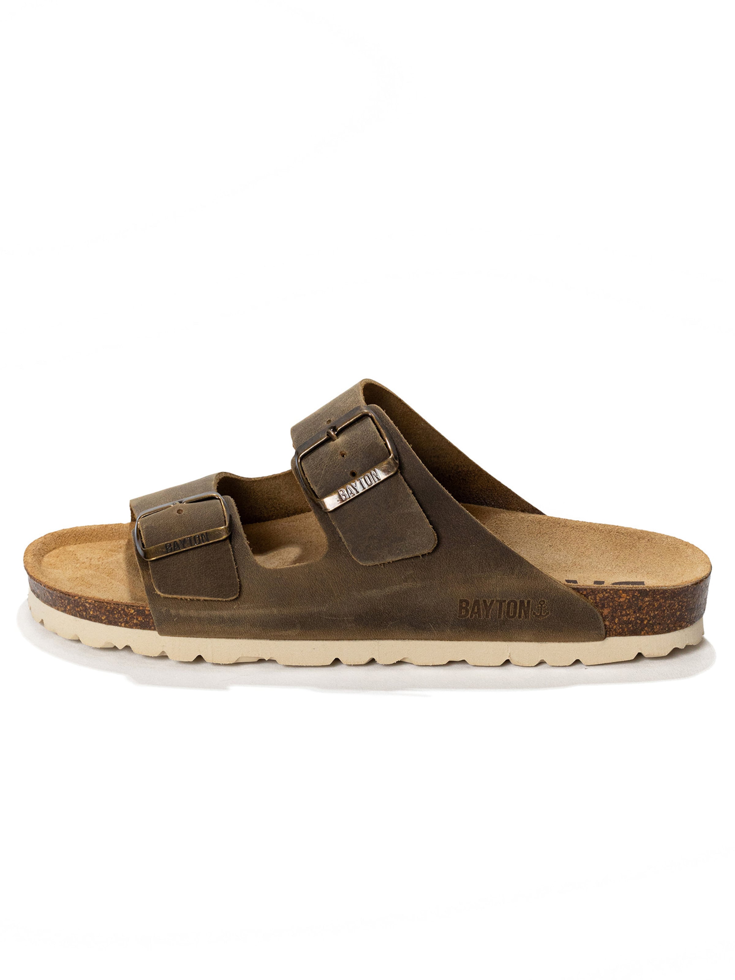 Bayton Mule 'Atlas' in Brown: front