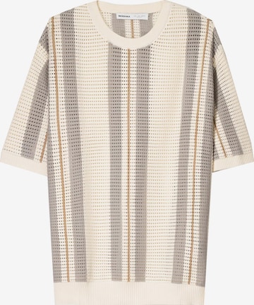 Bershka Shirt in Beige: front