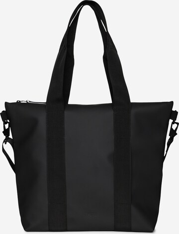 RAINS Shopper in Black: front