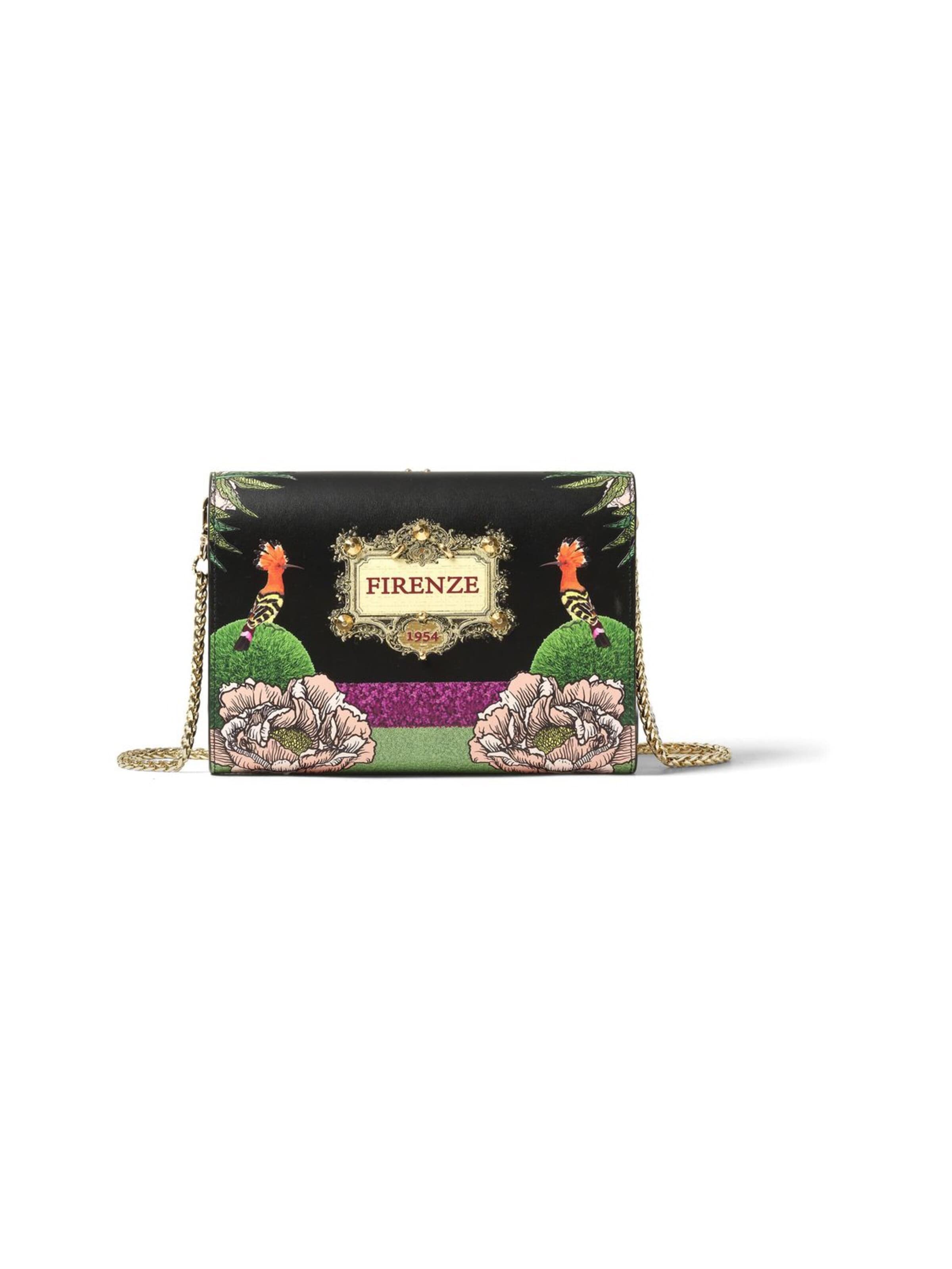 Braccialini - Bolso de noche 'Lady Print' en negro