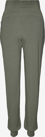 MAMALICIOUS Tapered Pants 'Neda' in Green