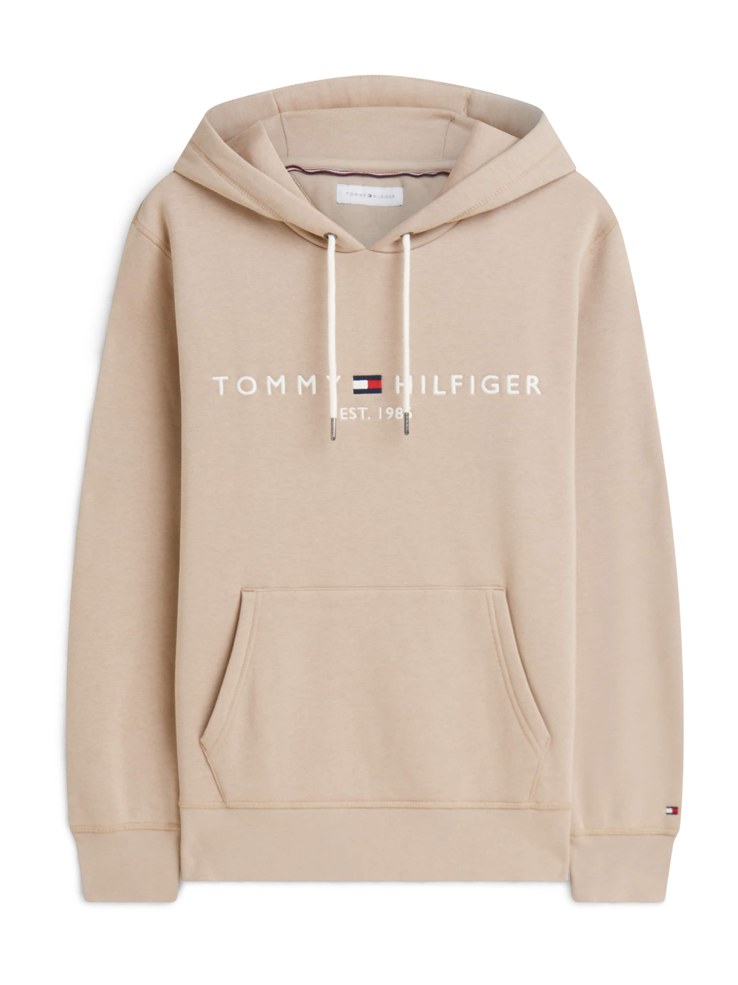 TOMMY HILFIGER Regular fit Sweatshirt i beige: framsida