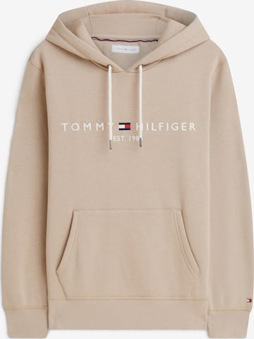TOMMY HILFIGER Regularny krój Bluzka sportowa w kolorze beżowy: przód
