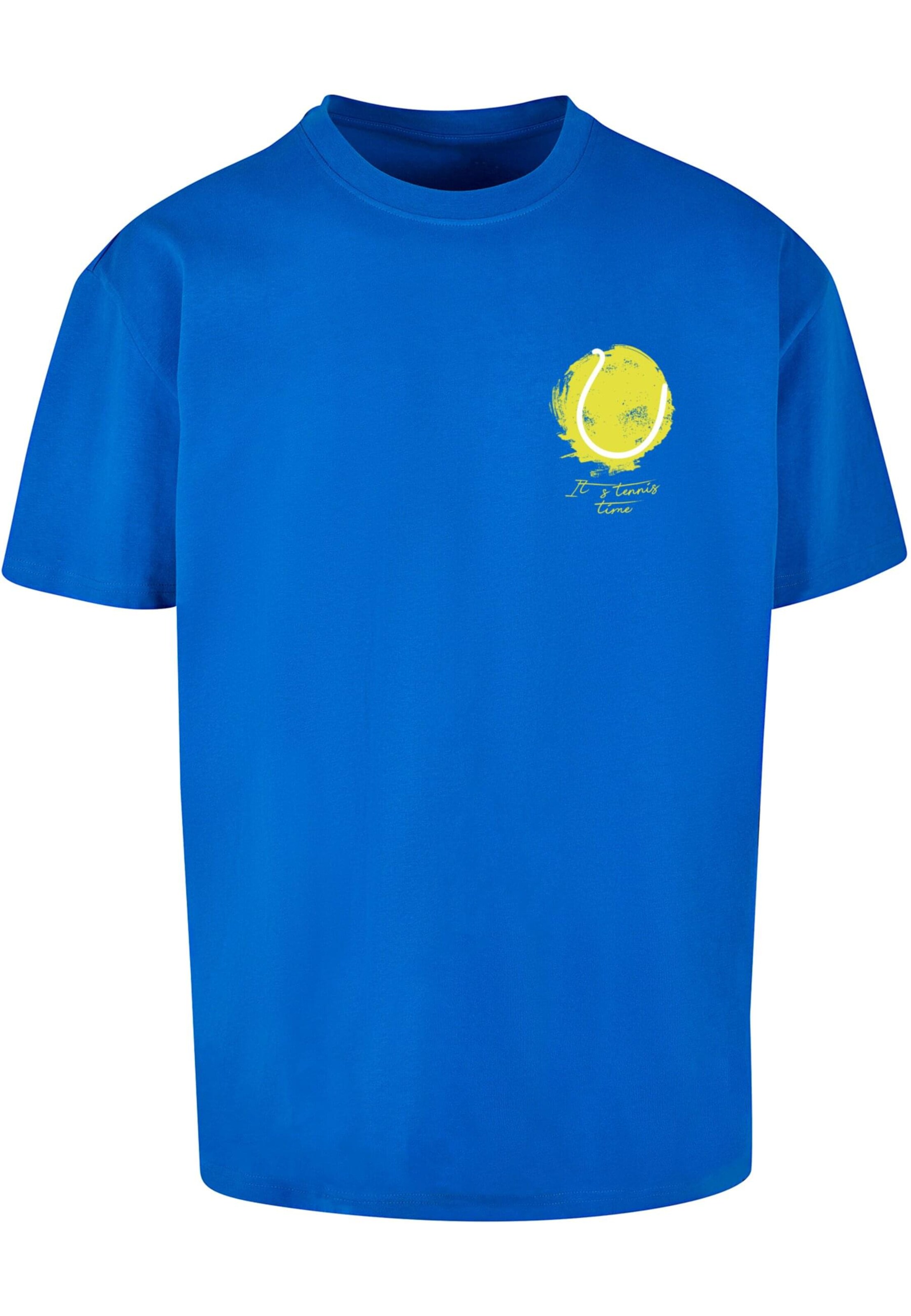 Maglietta 'Its Tennis Time' di Merchcode in blu: frontale