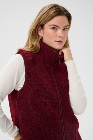 Kaffe Vest 'KAally' i rød
