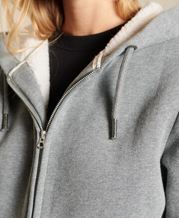 Superdry Zip-Up Hoodie in Grey