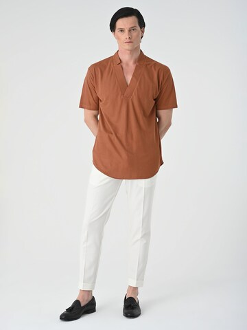 Regular fit Camicia di Antioch in marrone