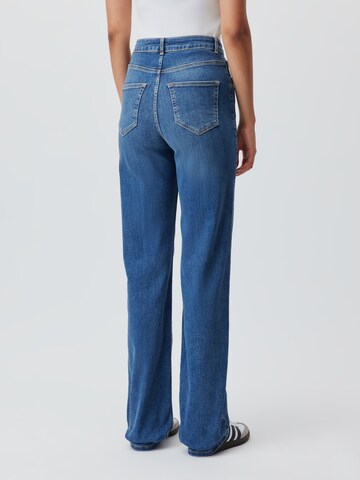 LeGer by Lena Gercke Wide Leg Jeans 'Anais Tall' in Blau