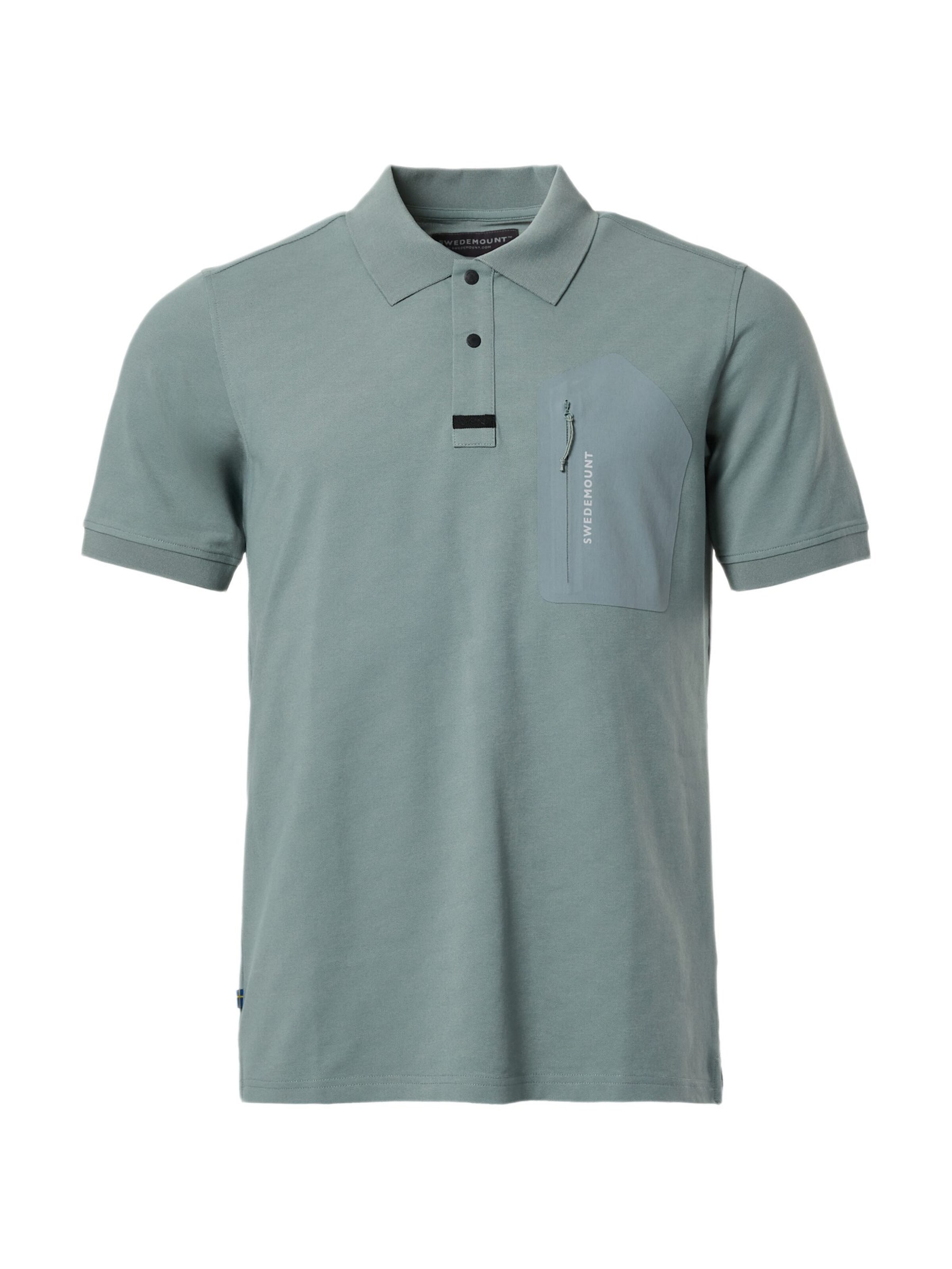 SWEDEMOUNT - Camiseta 'Lofoten' en verde: frente