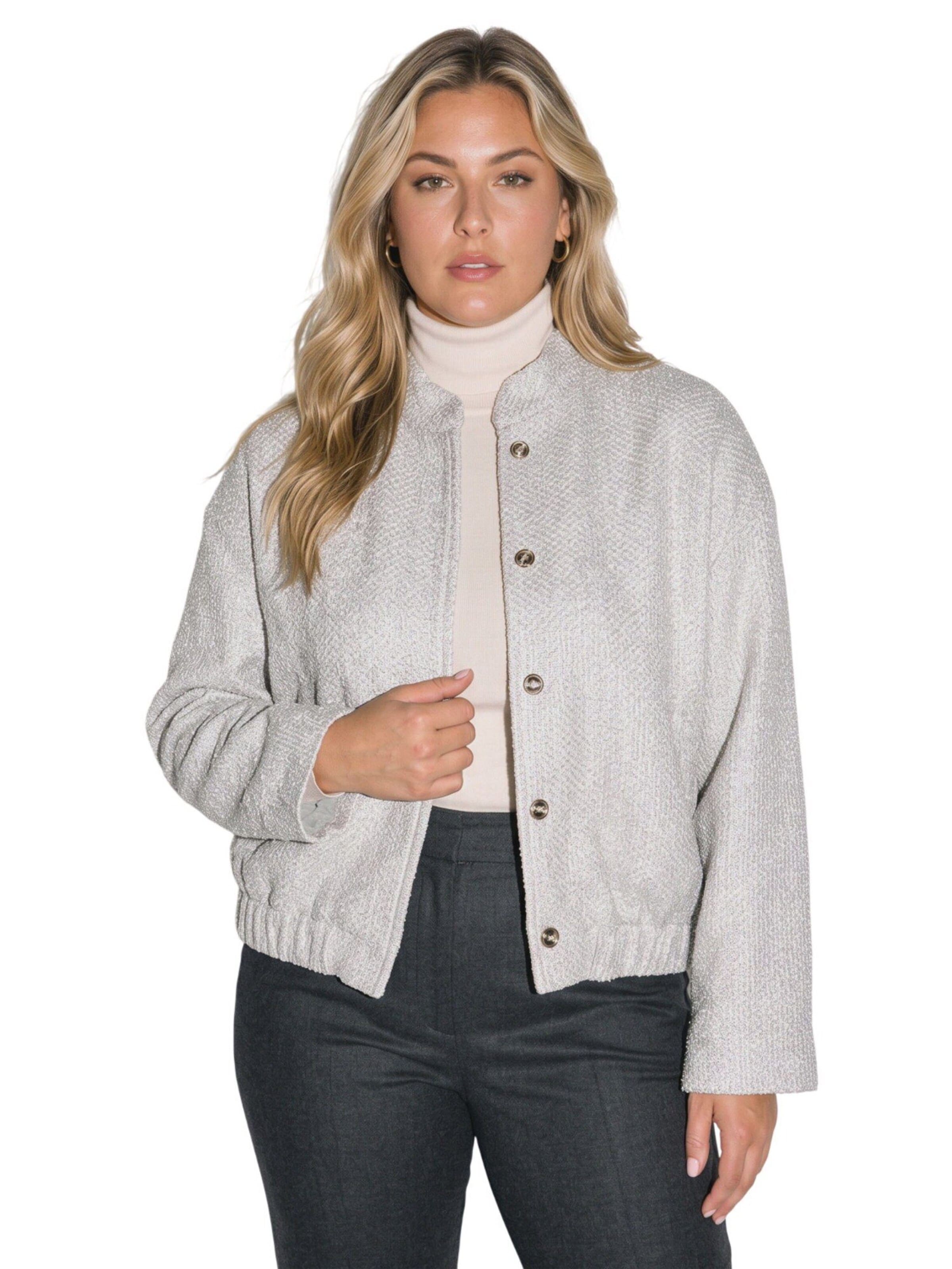 Shape Of You Between-season jacket in White
