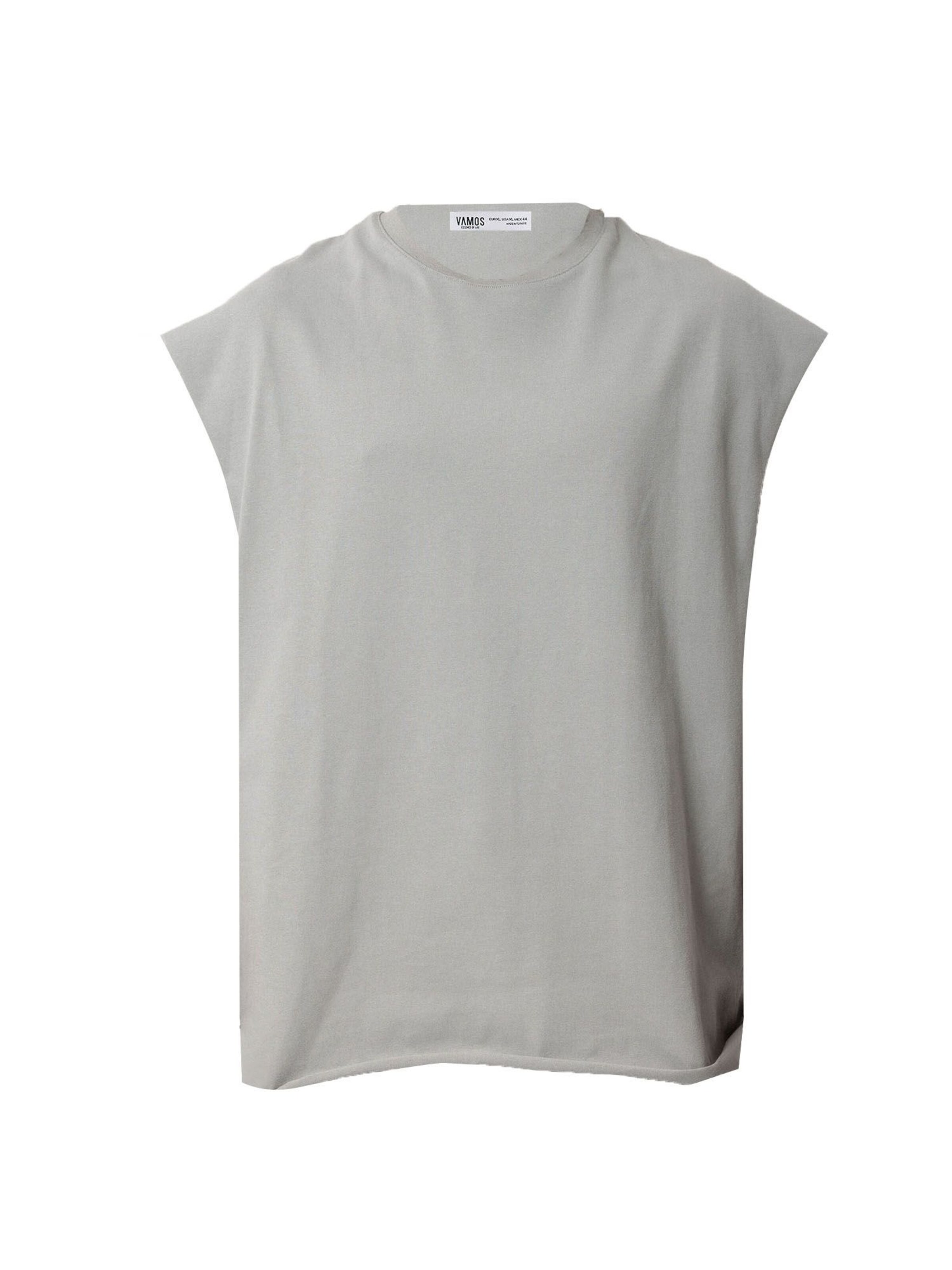 VAMOS CLO Μπλουζάκι 'Daffodil' σε γκρι: μπροστά