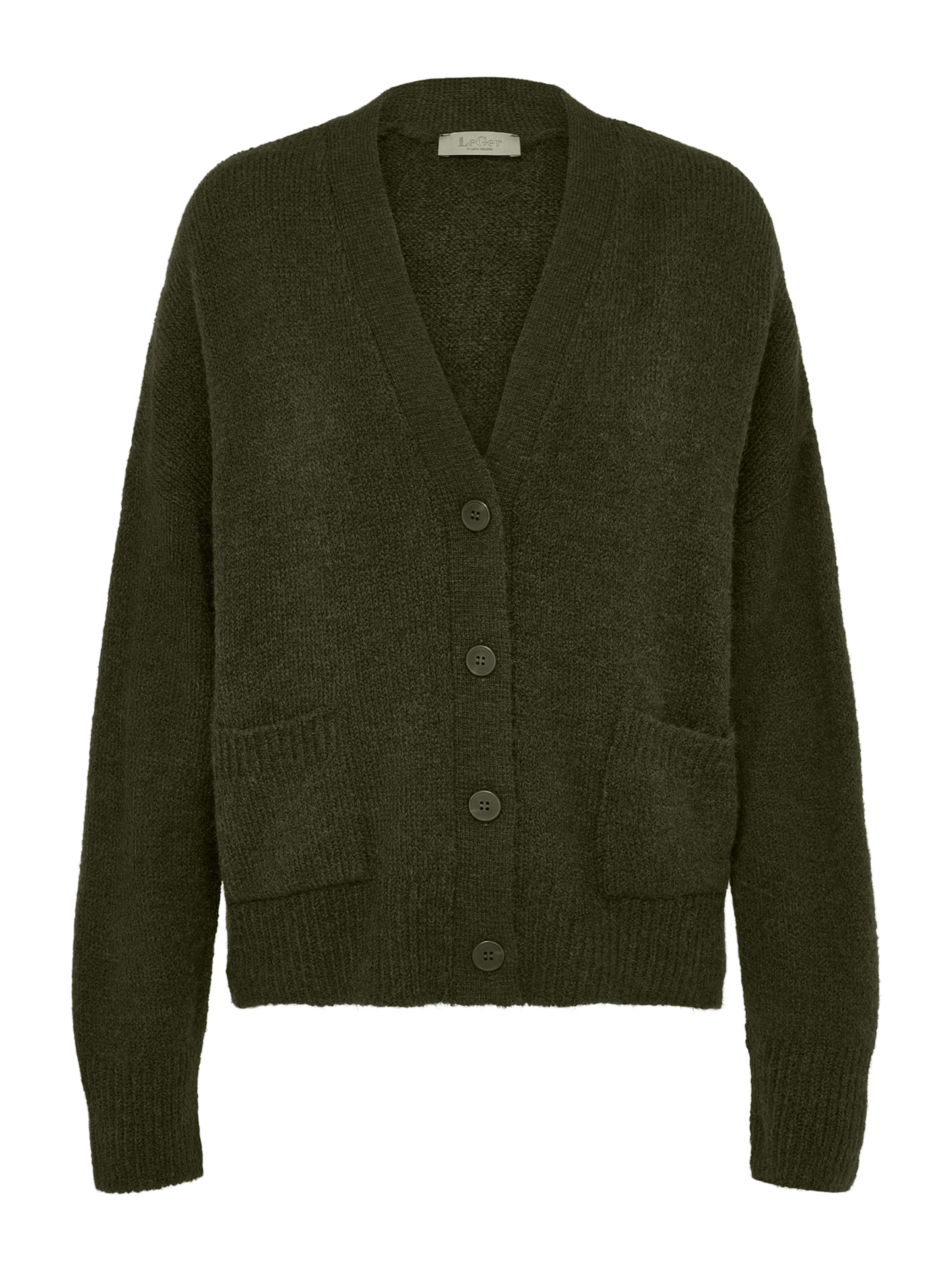 LeGer by Lena Gercke Neuletakki 'Hanne' värissä vihreä, Tuotenäkymä