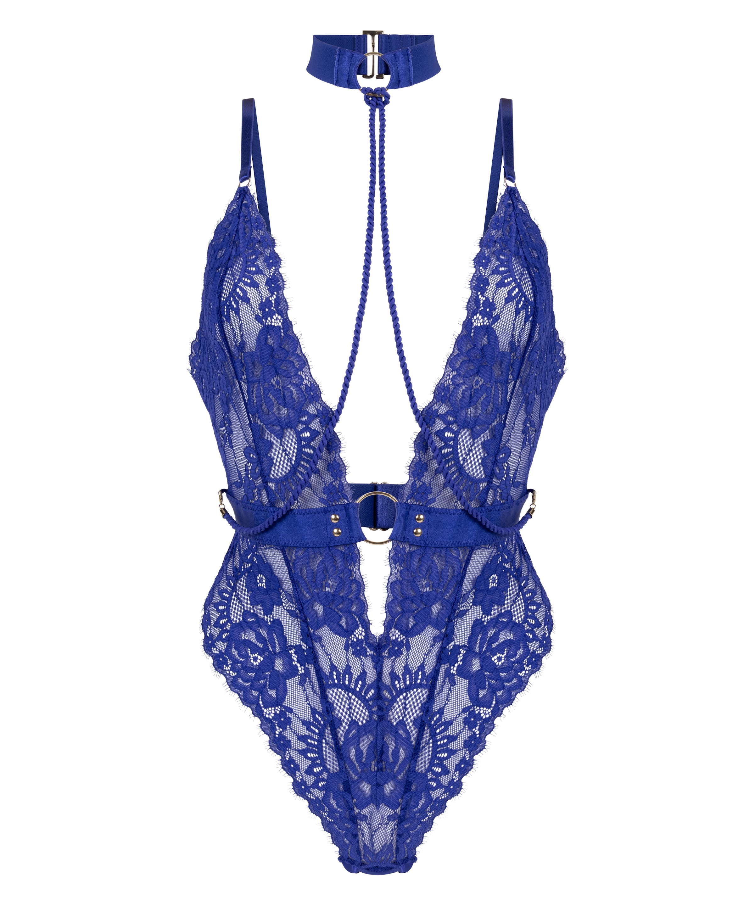 Hunkemöller Body in Blauw: voorkant