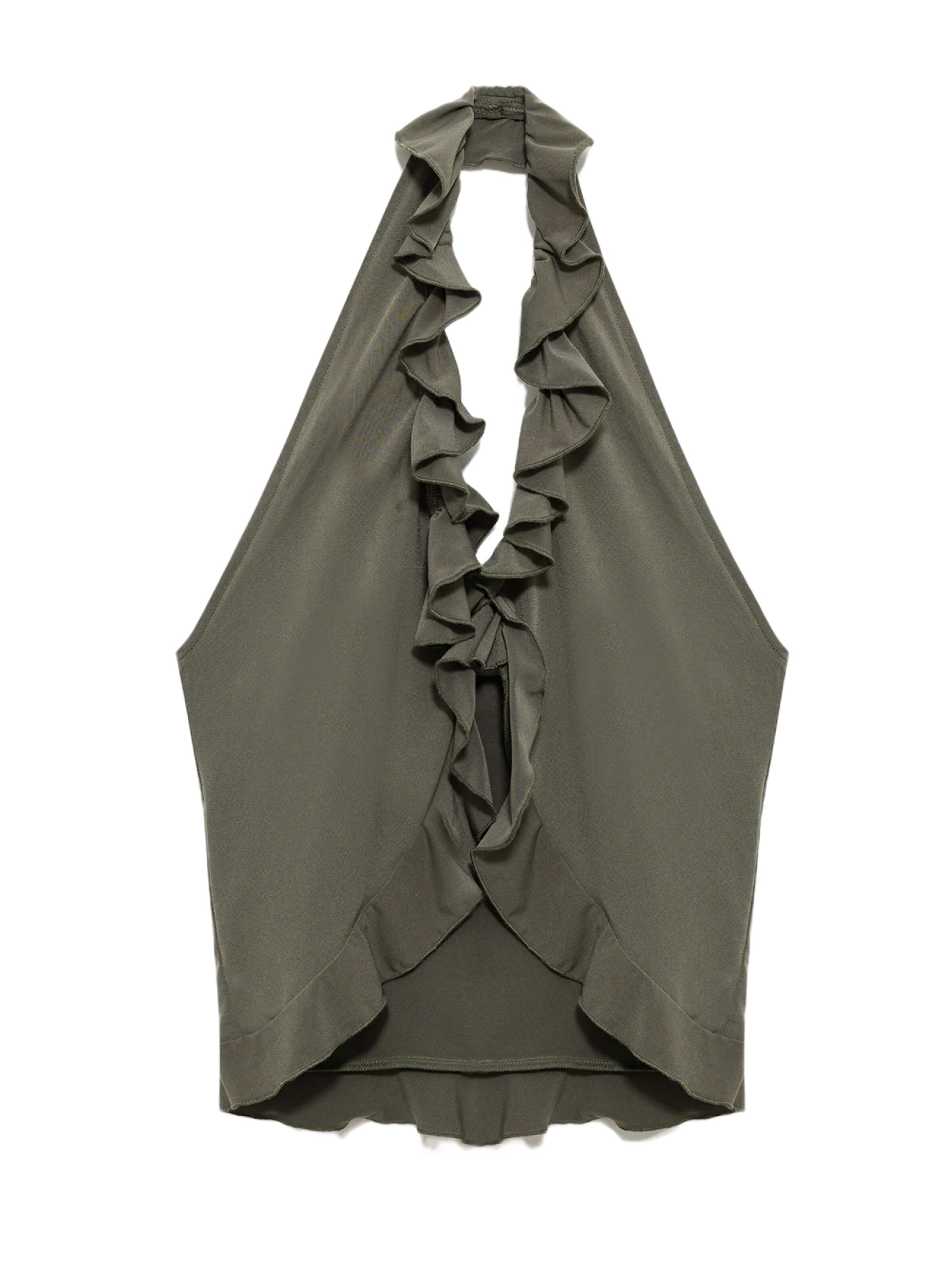 No Matter What Top in Green: front