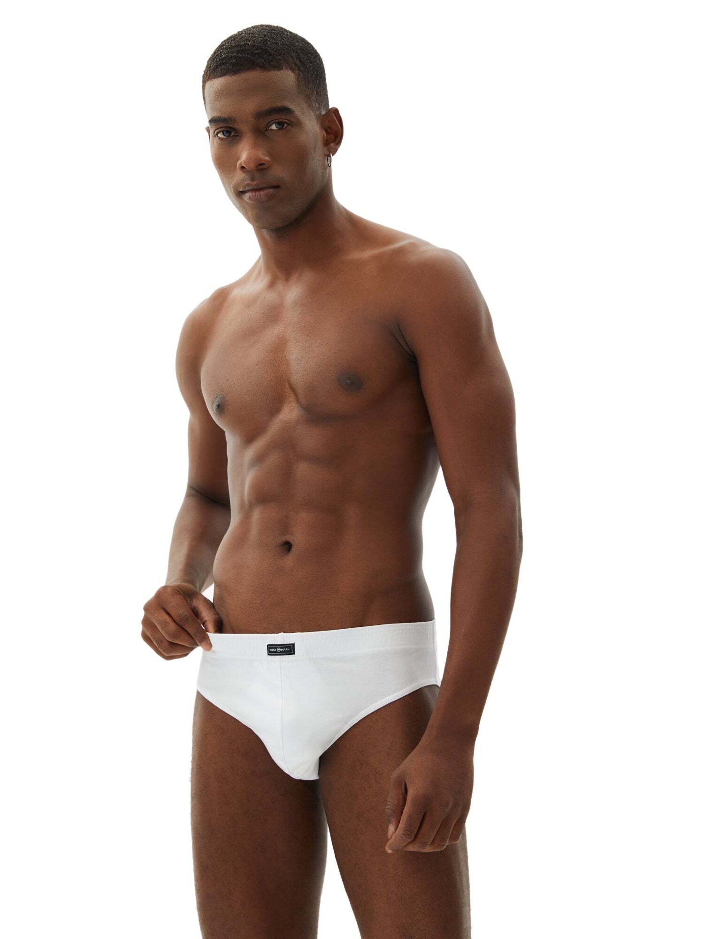 WESTMARK LONDON Slip 'BRUNO BRIEF' in White: front