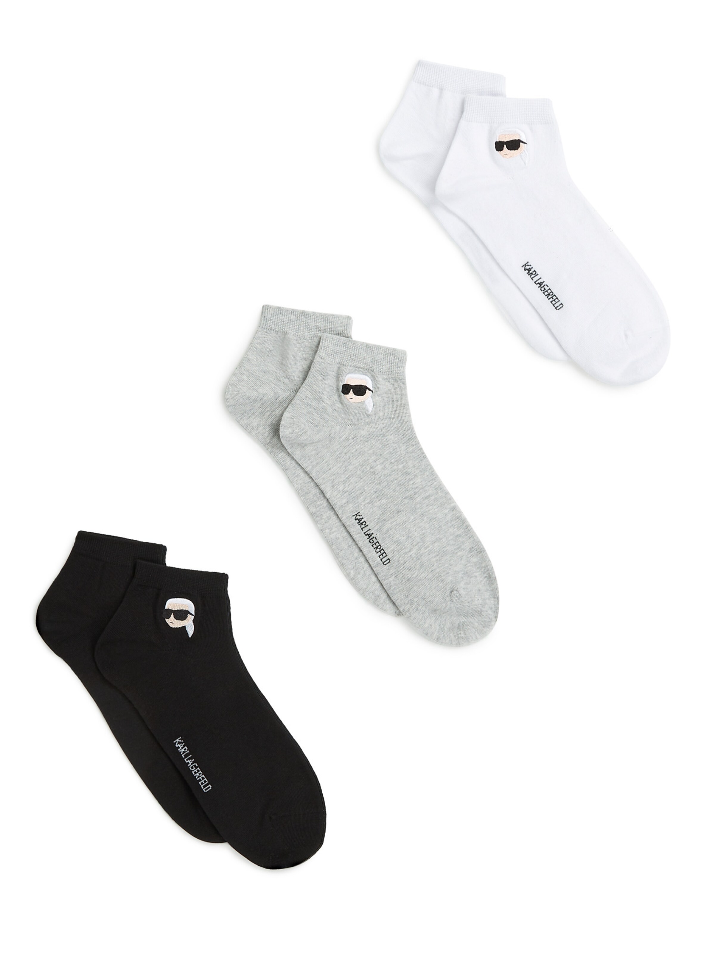 Șosete 'Ikon' de la Karl Lagerfeld pe gri