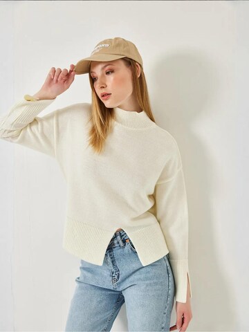 Pull-over Bianco Lucci en beige