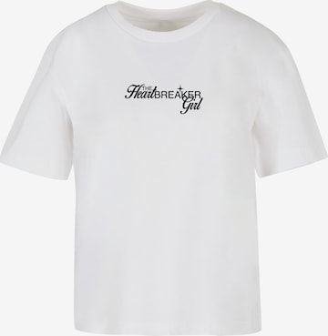 Miss Tee Paita 'Heartbreaker Girl' värissä valkoinen: etupuoli