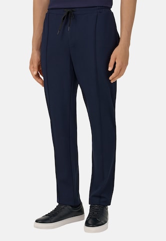 Boggi Milano Slimfit Broek 'Coulisse' in Blauw: voorkant