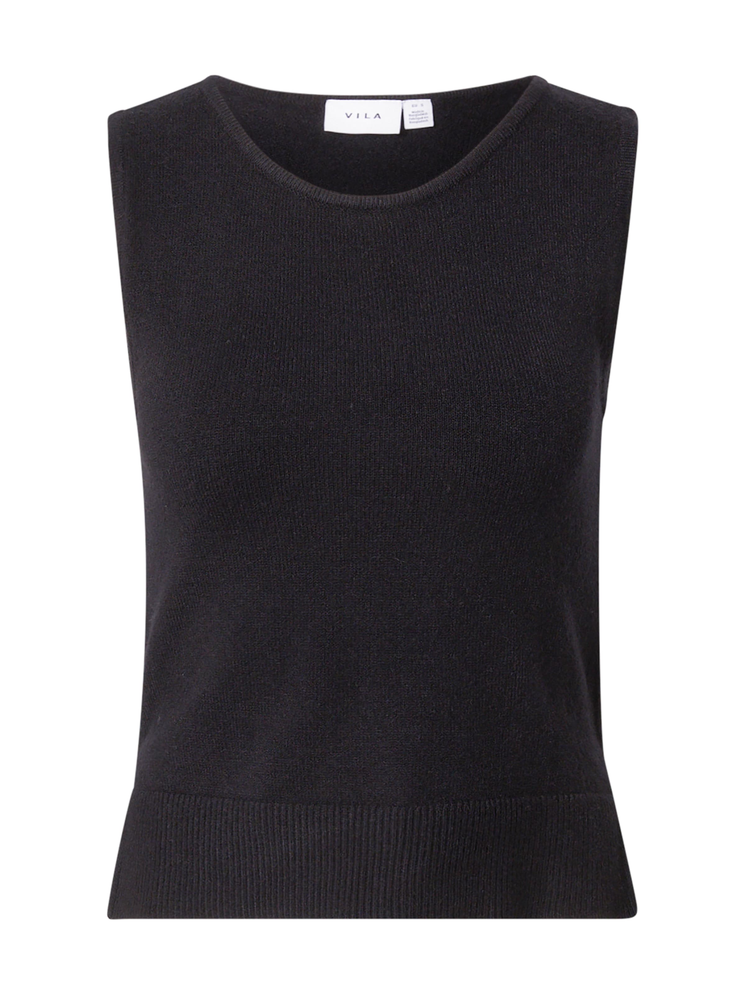 Top 'VILILO' di VILA in nero: frontale