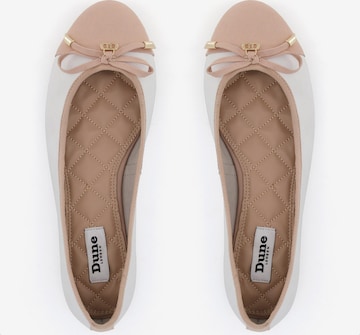 Dune LONDON Ballerina 'HARTLYN' in Weiß