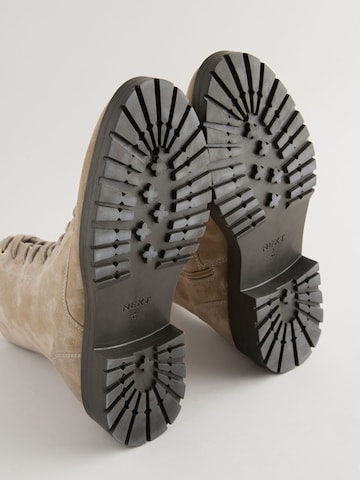 Next Schnürstiefel in Beige