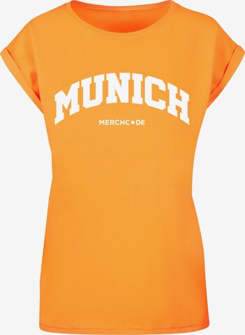 Merchcode Shirt 'Munich' in Oranje: voorkant