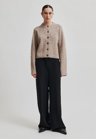 SECOND FEMALE Wide Leg Hose 'Fique' in Schwarz