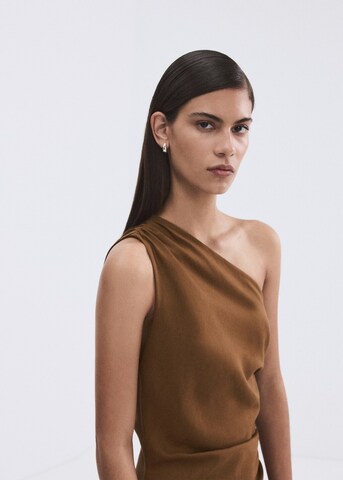 MANGO Dress 'Naty' in Brown