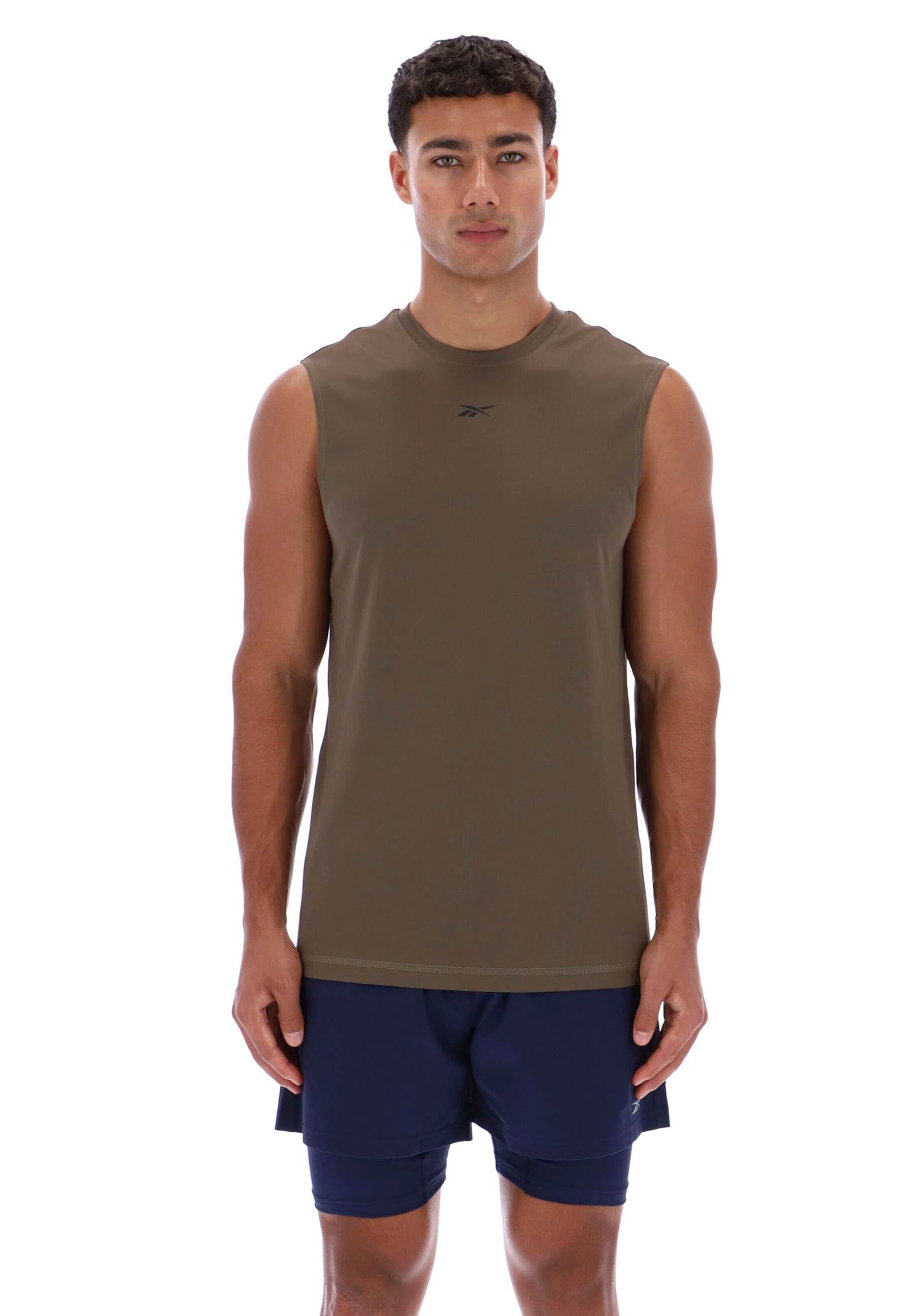 Reebok Performance Shirt in Green: front