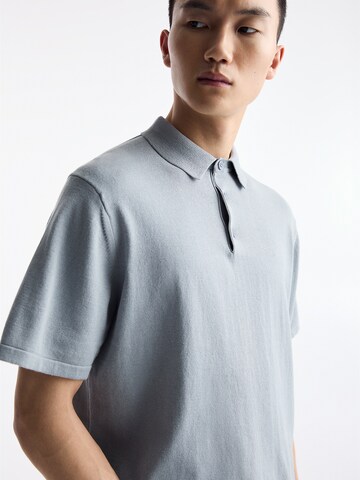 Pull&Bear Poloshirt in Blau