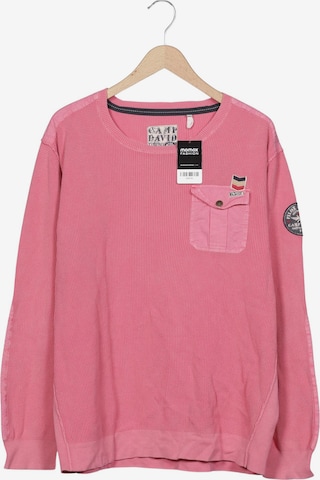 CAMP DAVID Pullover XXXL in Pink: Vorderseite