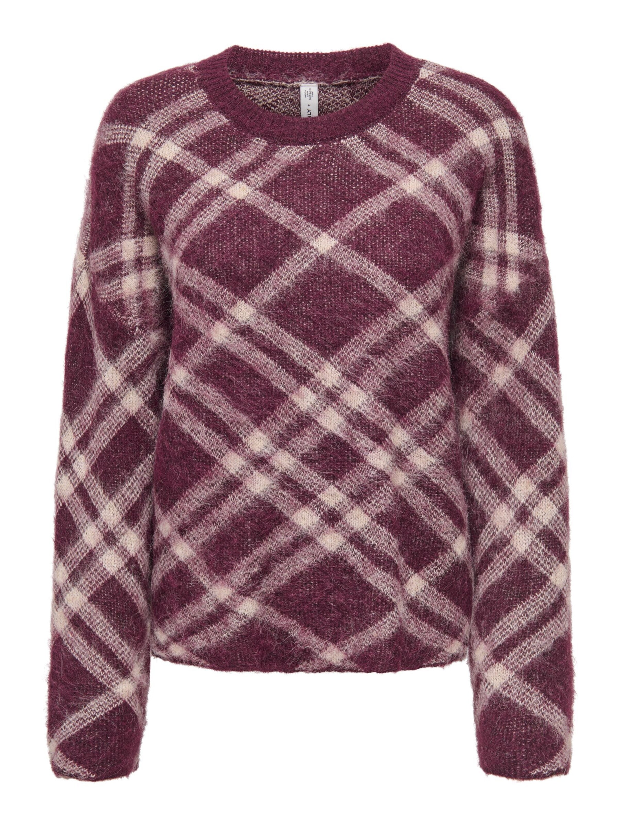 ONLY Trui in XS in de kleur Rood, Productweergave