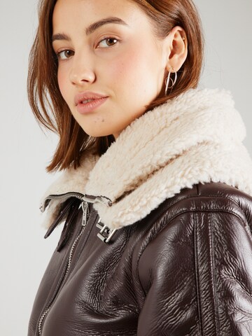 TOPSHOP Jacke in Braun