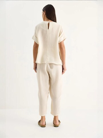 Bianco Lucci Hausanzug 'Zweiteiliges Set'‌‌‌‌‌‌ in Beige