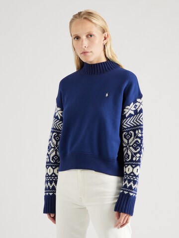 Polo Ralph Lauren Mikina – modrá: přední strana