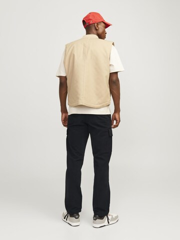 JACK & JONES Loose fit Cargo Pants 'JPSTKane Barkley' in Black