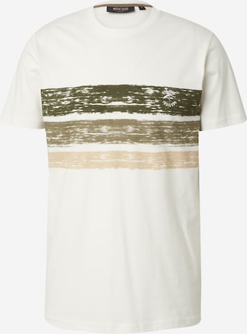 INDICODE JEANS T-shirt 'Carson' i beige: framsida