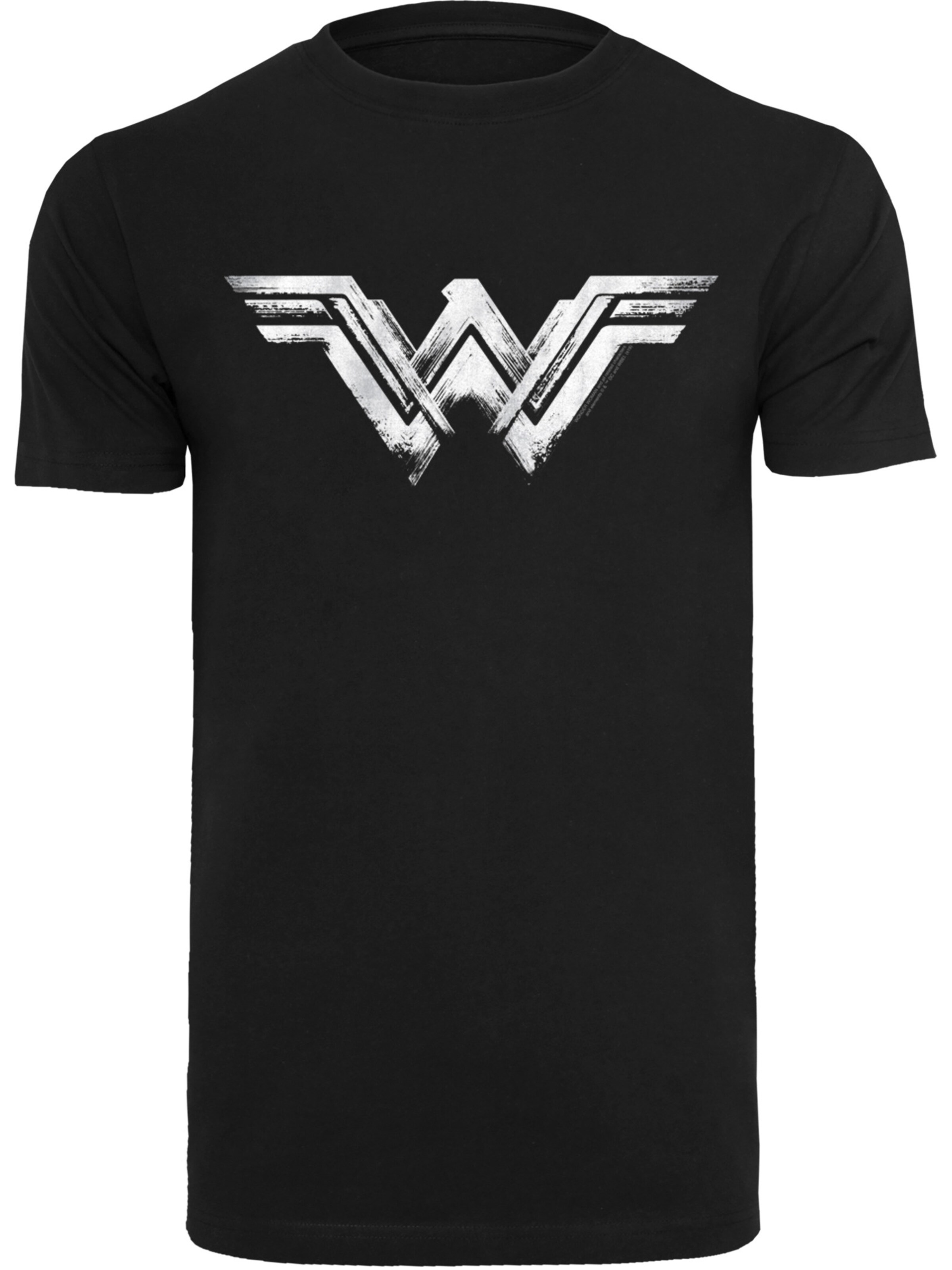 F4NT4STIC Shirt 'DC Comics Wonder Woman' in Black: front