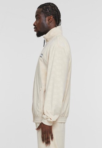 SOUTHPOLE Zip-Up Hoodie in Beige