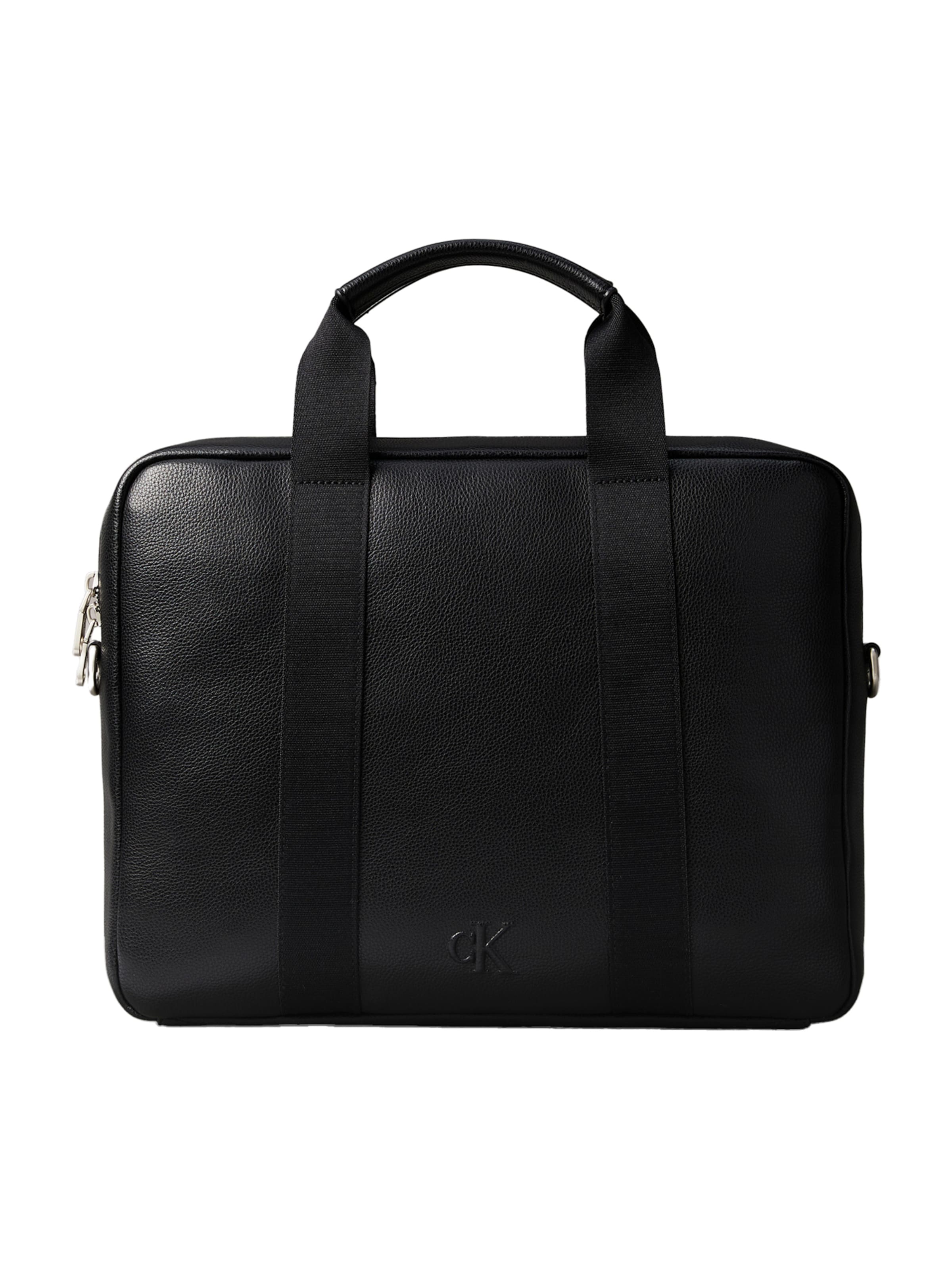 Borsa per laptop di Calvin Klein in nero: frontale