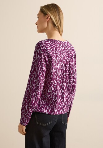 CECIL Gemusterte Bluse in Pink