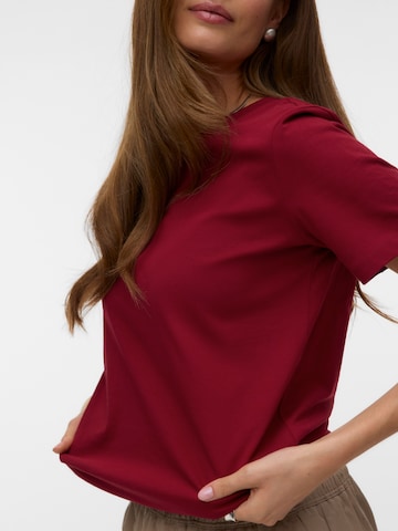VERO MODA Shirt 'VMPAULINA' in Red